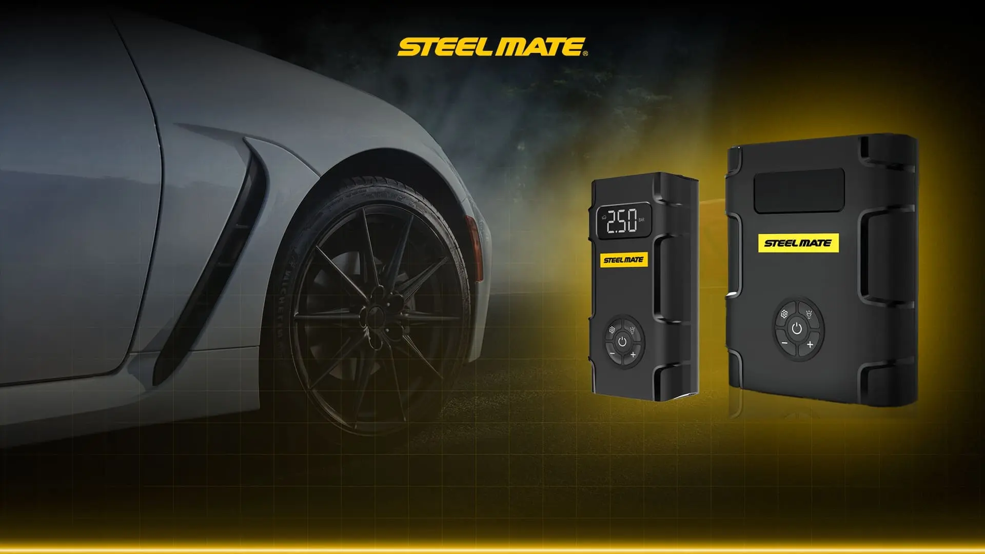 Bơm lốp ô tô Steelmate: Lựa chọn an toàn hàng đầu cho xe của bạn